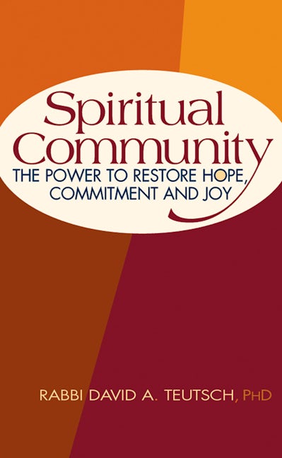 Book cover image for Spiritual Community ISBN: 9781683363095